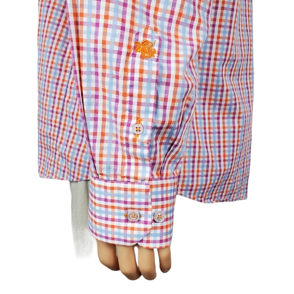 Stone Rose Mens Button Front Shirt Sz XXL Plaid - Picture 4 of 8